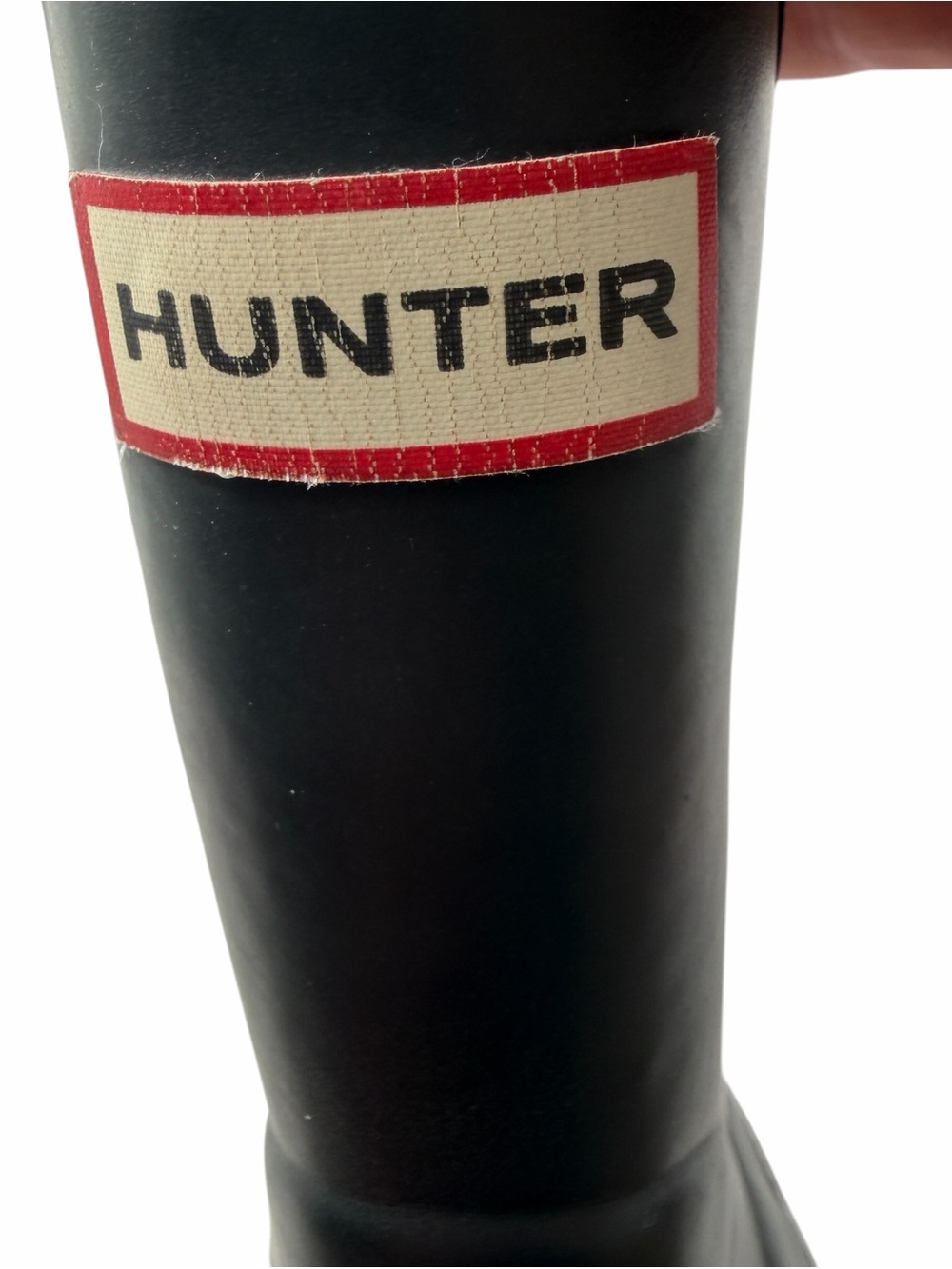 Hunter Kids Navy Rubber Pull-On Rain Boots Gorpcore Playful Preppy Fall Size 8 - Picture 10 of 11